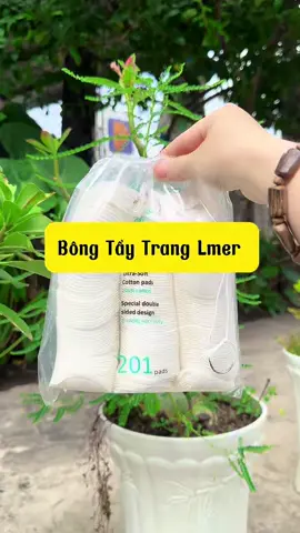 Bông Tẩy Trang Lmer 201 Miếng #ty.giadung #bongtaytrang #lamer #bongtaytrangquocdan #taytrang #lamdep 