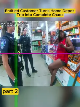Entitled Customer Turns Home Depot Trip into Complete Chaos #copsoftiktok #cops 
