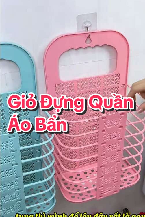 Giỏ đựng quần áo bẩn dành cho mn đang giá khuyến mãi đấy ạ#giodungquanao #giodungquanaogapgon #giodungdo #xh #tiendung #tienichcuocsong #viral 