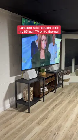 #tvstand #hugetv #85intv #TikTokShopBackToSchool #spotlightfinds #homefurniture 