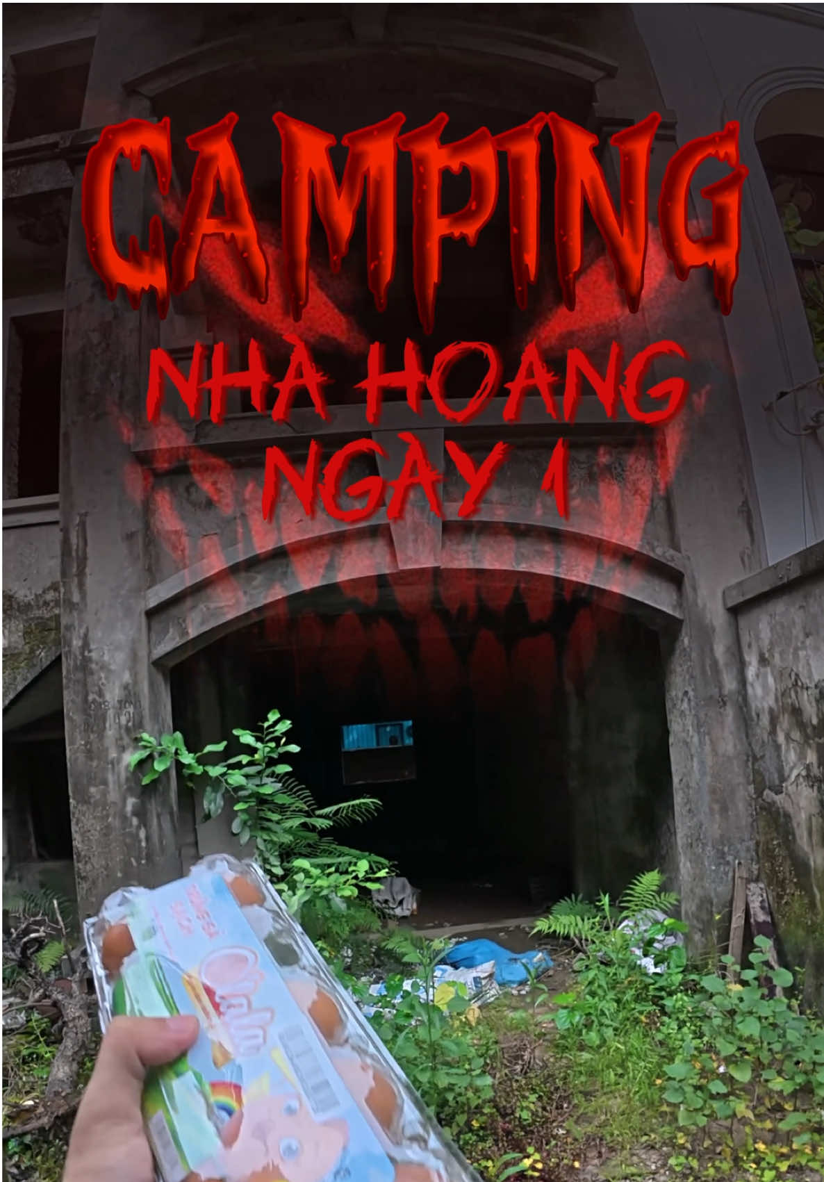 Camping tại nhà hoang một trải nghiệm thú vị… #xuhuong2025 #gocnhinthunhat #camping #solocamping #viral 