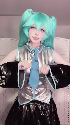 My big sister let me borrow her miku cosplay ehehe #Miku #Anime #Cosplay #mikucosplay #Animefyp #demonslayer #hatsunemiku 