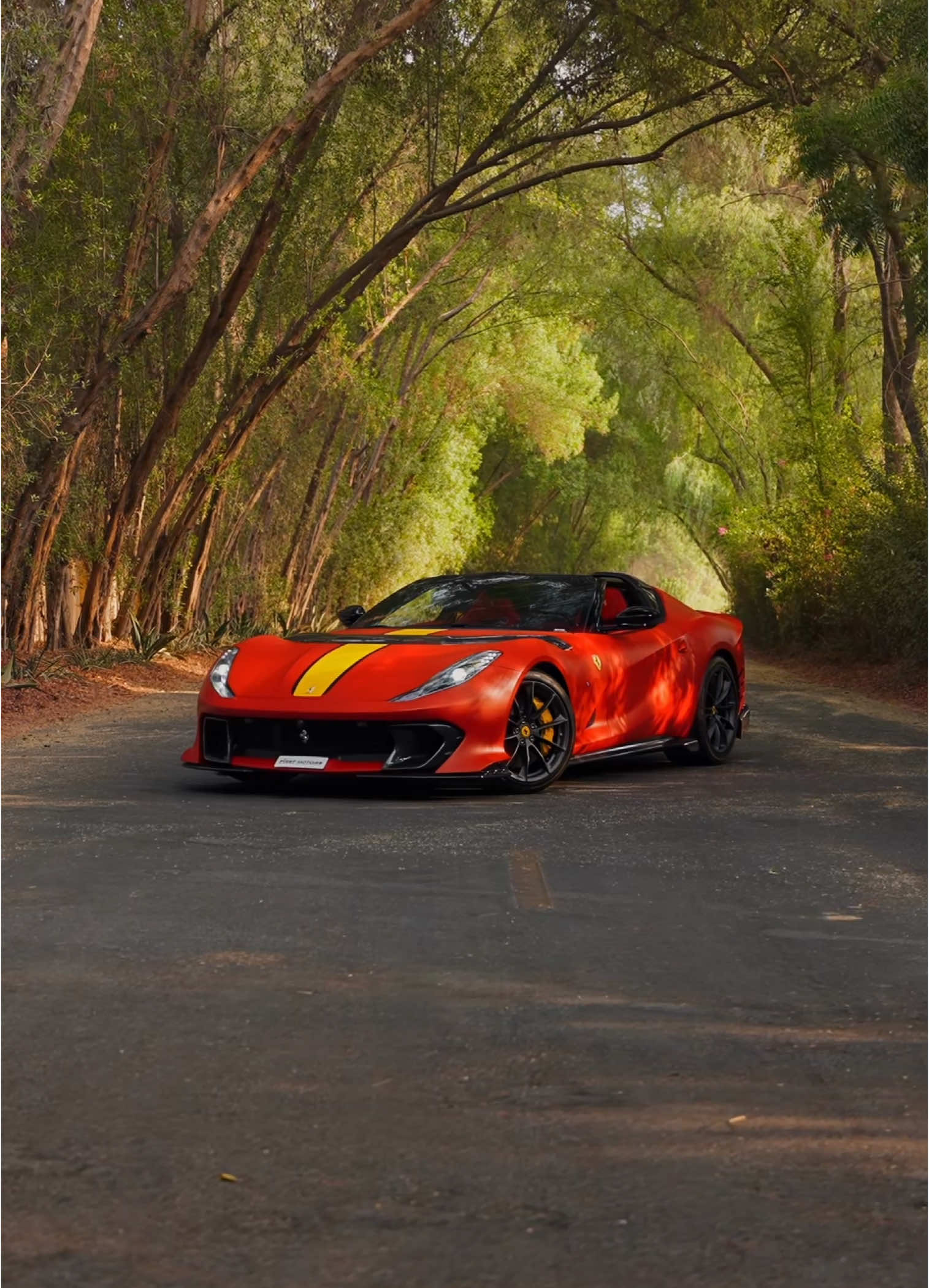 Speak softly and carry a loud V12 😉 - 2023 Ferrari 812 Competizione Aperta #carsdaily  #fyp #ferrari #812competizione #supercars #dubai #cartok