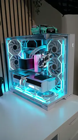 Is this sound normal?😂 #fyp #whitesetup #white #pc #setup #techtok #pcgaming #pcbulid #foryou #foryoupage 