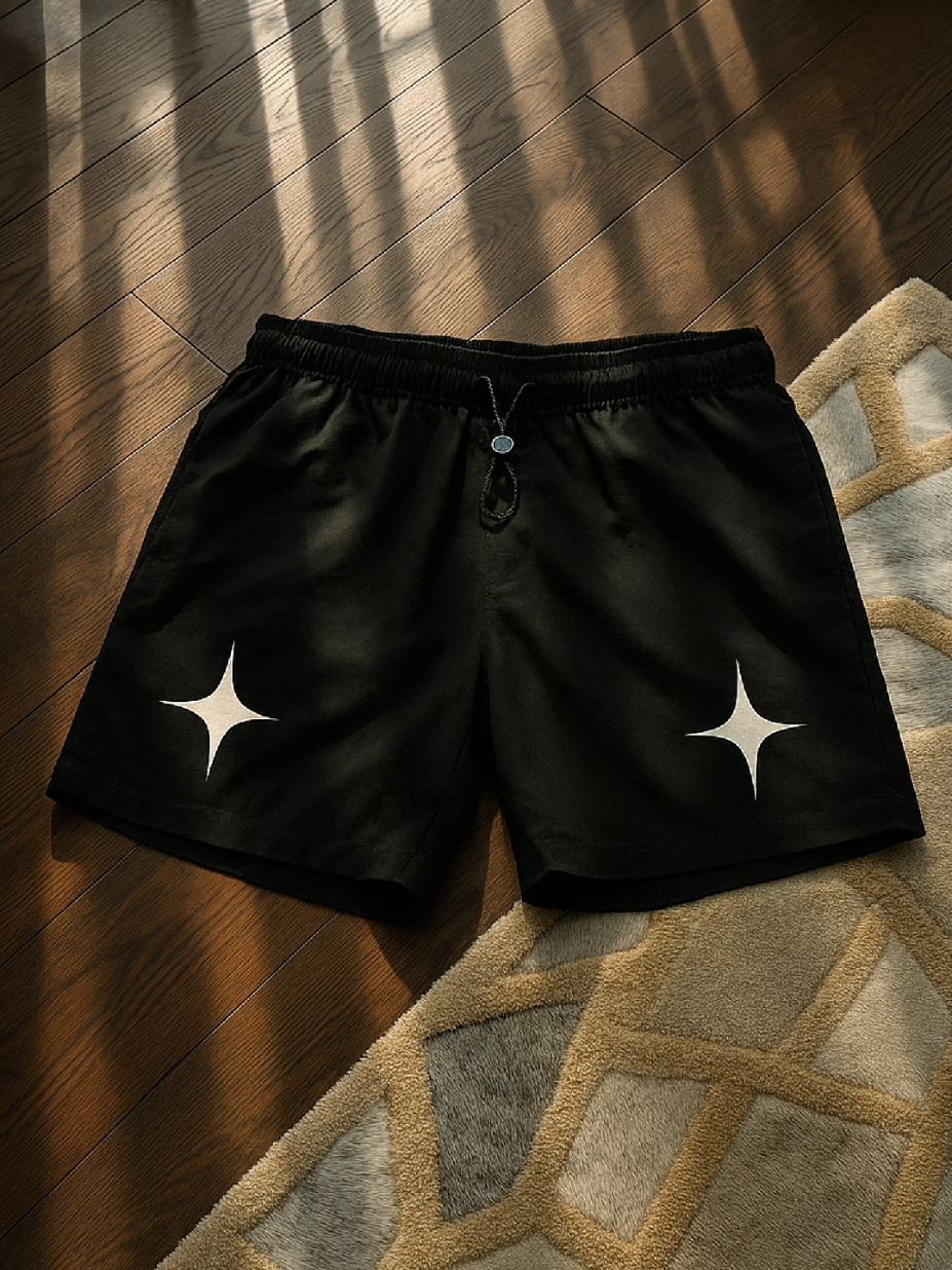 Convergent-realta boardshort black celana pendek unisex  #boardshort#celanasantai #celanaperiawanita 