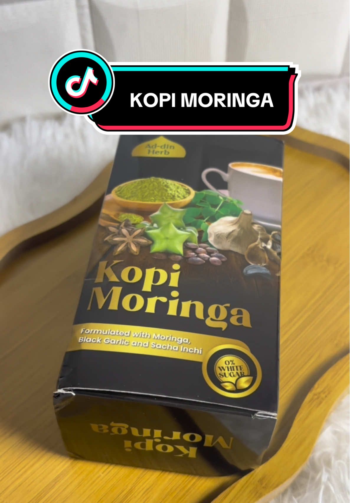 Kopi Moringa ni membantu kita rasa lebih fresh & bertenaga sblm memulakan aktiviti harian 🥰✨ #kopimoringa #kopisedapviral #berkhasiattinggi #moringa #sachainchi #blackgarlic #fyp 