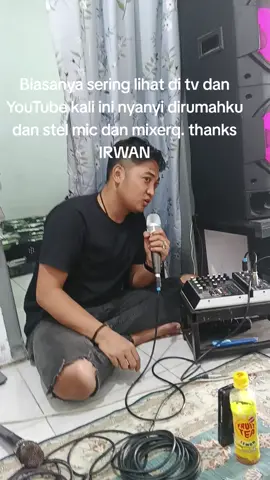 biasanya sering nonton d tv & YouTube saat ini karaoke bs bersama... mksh tretan telah singgah d rumah kami #fyp #irwandacademy2 