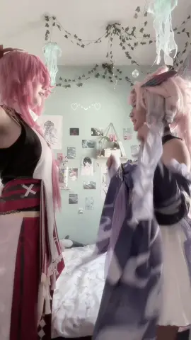 Avec mbbbb 💗@🫧⁉️𝓜𝓮𝓵𝓸𝓭𝓲𝓲🫧 #cosplay #pourtoii #dancecosplay #dance #yaemiko #yaemikogenshinimpact #yaemikocosplay #genshinimpact33 #cosplaykokomi #kokomi 
