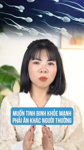 Muốn tinh binh khỏe mạnh, bạn cần phải ăn gì? #cysina #ivf #hiemmuon #sinhsan #andrositol_plus 