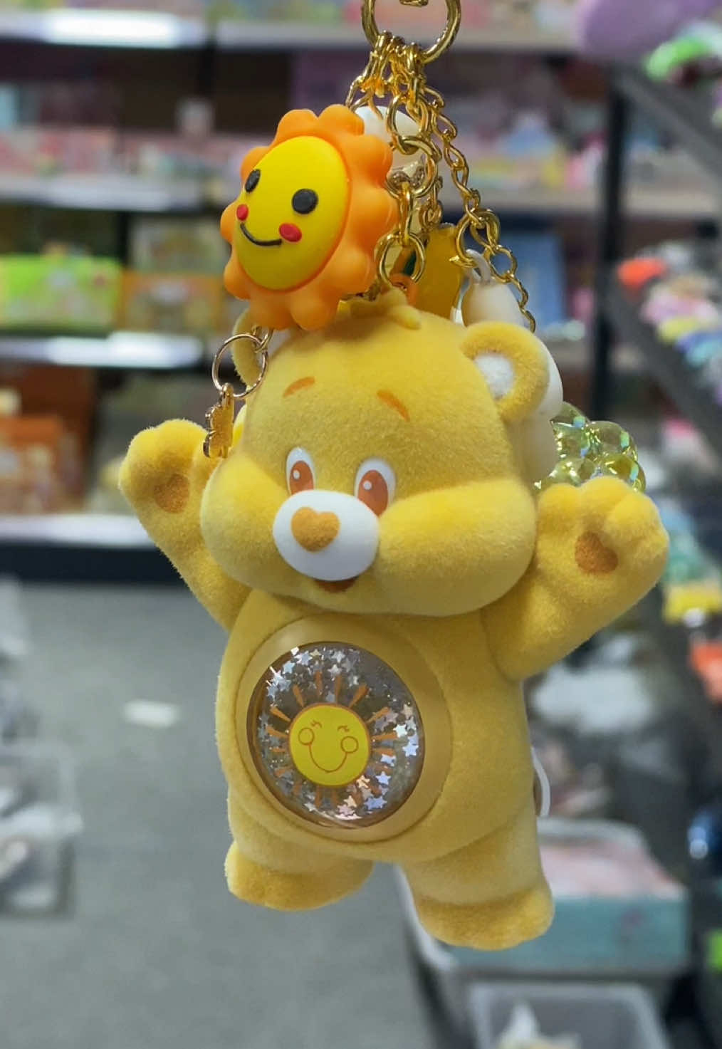Make these cute keychain with all the accessories from KC! #kcdiy #keychain #sparkling #DIY #carebears #popmart #blindbox #goviral 