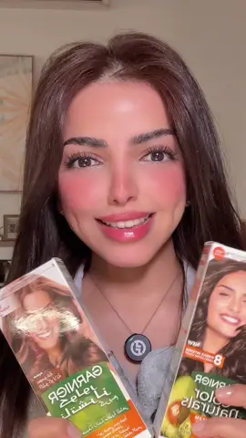 النتيجة تجننننن😩♥️♥️  صار غامق شوي وطلع مثل ما ابي🔥 #haircare #hairtransformation #colornaturals @Garnier Arabia ad.