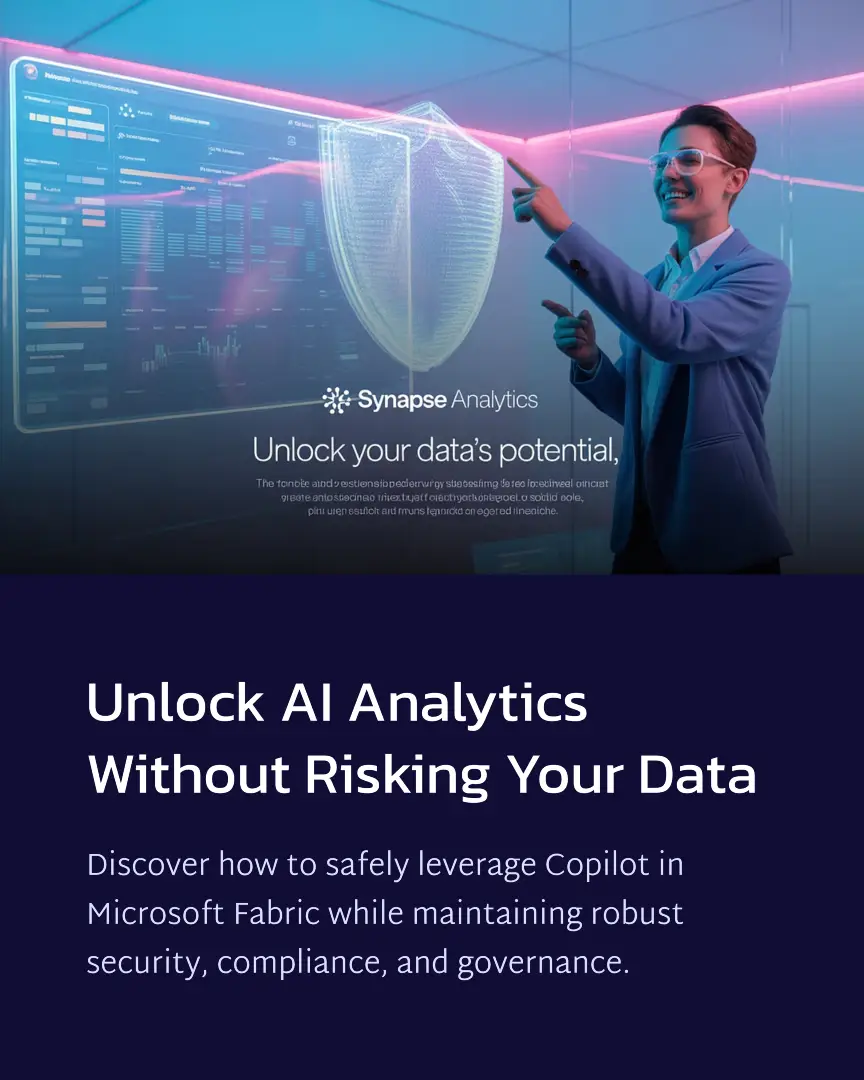 🔐 Using Copilot in Microsoft Fabric with Confidence 💡 Unlock AI-driven analytics—without compromising security, compliance, or governance As AI transforms data workflows across Power BI, Data Factory, and Data Engineering, Microsoft Fabric’s Copilot offers powerful assistance. But speed without control can expose sensitive data. 🚨 The Risk Landscape with AI Assistants Accidental leaks of PII, IP, and regulated data Shadow AI tools without oversight Limited auditing and traceability in fast-moving environments 🛡️ Enter DSPM: Data Security Posture Management for Copilot Detects, classifies, and monitors sensitive data usage Real-time AI model activity tracking Integrated with DLP tools for proactive protection Audit trails, policy enforcement, and regulatory alignment (GDPR, HIPAA, more) 🤝 Secure Collaboration in Fabric Workspaces Role-based commit control & history tracking Pull request workflows, branch protections Access tokens mapped to individual responsibilities ✅ Best Practices for Safe Deployments Enable DSPM and DLP by default Set granular data access policies Use MFA and audit usage logs Enforce review gates for any AI-powered changes 📊 Ready to scale insights with confidence? Pair Copilot’s intelligence with vigilant governance to keep your analytics sharp, secure, and compliant. #MicrosoftFabric #Copilot #DataSecurity #DSPM #AIAnalytics #PowerBI #DataFactory #Compliance #Governance #SecureAI #FabricCopilot #PrivacyByDesign #TechLeadership #ModernBI #EnterpriseAI