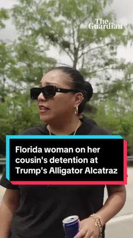 ‘They’re getting treated like prisoners' Standing outside of Alligator Alcatraz, Guardian reporter Oliver Laughland spoke with a woman whose cousin had been detained in the center after living in the US for 25 years. She spoke about her difficulties to visit him and what might happen to the US without immigrants. Follow the link in bio to watch the latest Anywhere But Washington episode.