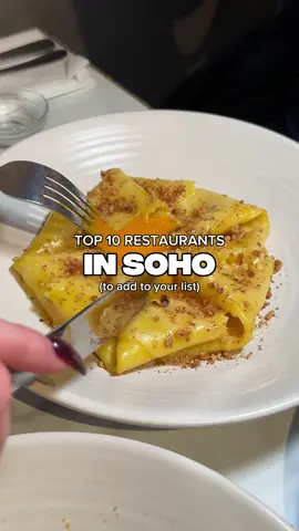 TOP-RATED SOHO RESTAURANTS 🏆 Want to have your say on London’s top spots? Download Appetite at the link in bio ⛓️‍💥  #londonfood #londoneats #londonlife #soho #restaurant 