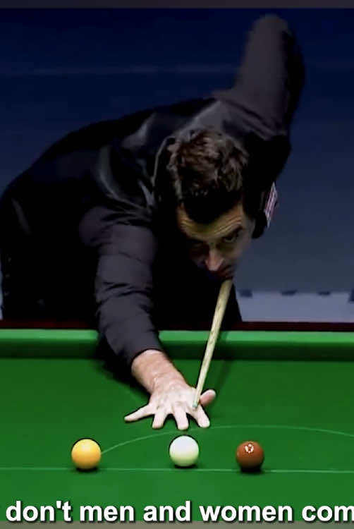 Snooker Queen bravely fights O'Sullivan #snooker #snookerplayer #snookerlover #fyp #usa🇺🇸 #foryou 