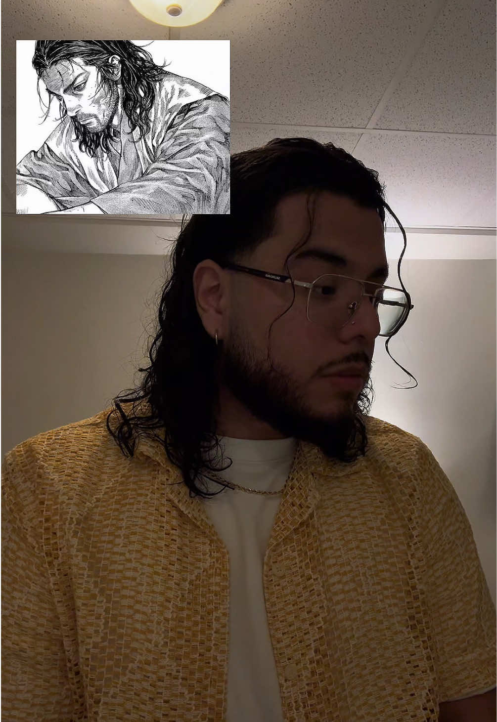 Did I get the musashi hair right? 👀 @takedasaan  #vagabond #vagabondmanga #musashi #miyamotomusashi #musashimiyamoto #hairstyle #longhair 