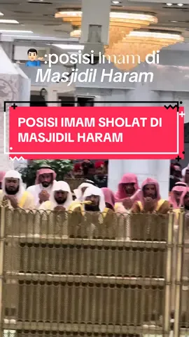 inilah posisi Imam sholat di Masjidil Haram #mekkah #madina #umrah #travelumroh 
