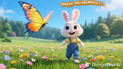 Video truyện “thỏ con không vâng lời “ #mamnon #truyenthoconkhongvangloi #AI #Canva #capcut #xuhuong 