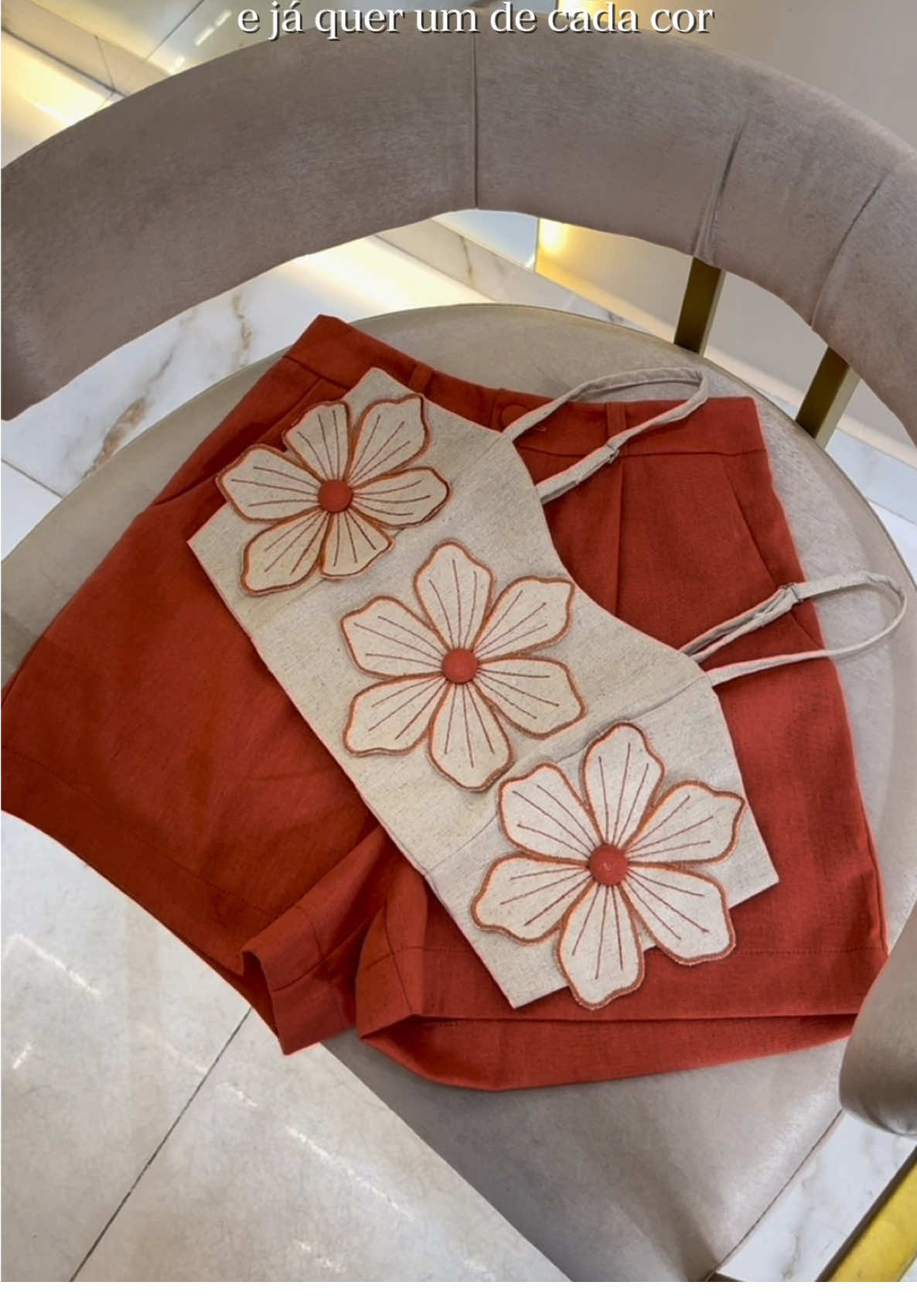 Precisamos de um de cada cor! 😮‍💨🤌🏻 Conjunto Michele, R$149 Disponível P M G  #tendencia #modafeminina #verao 