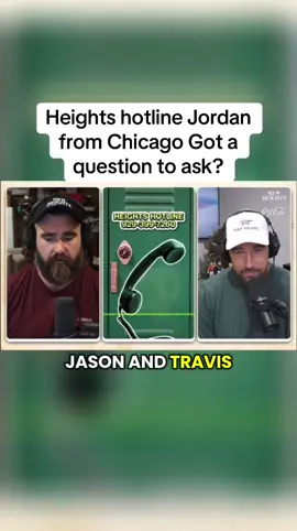 Jordan from Chicago got a question to ask?🙋‍♂️ @New Heights @NewHeights POD #newheights #newheightspodcast #newheightshow #chicago 