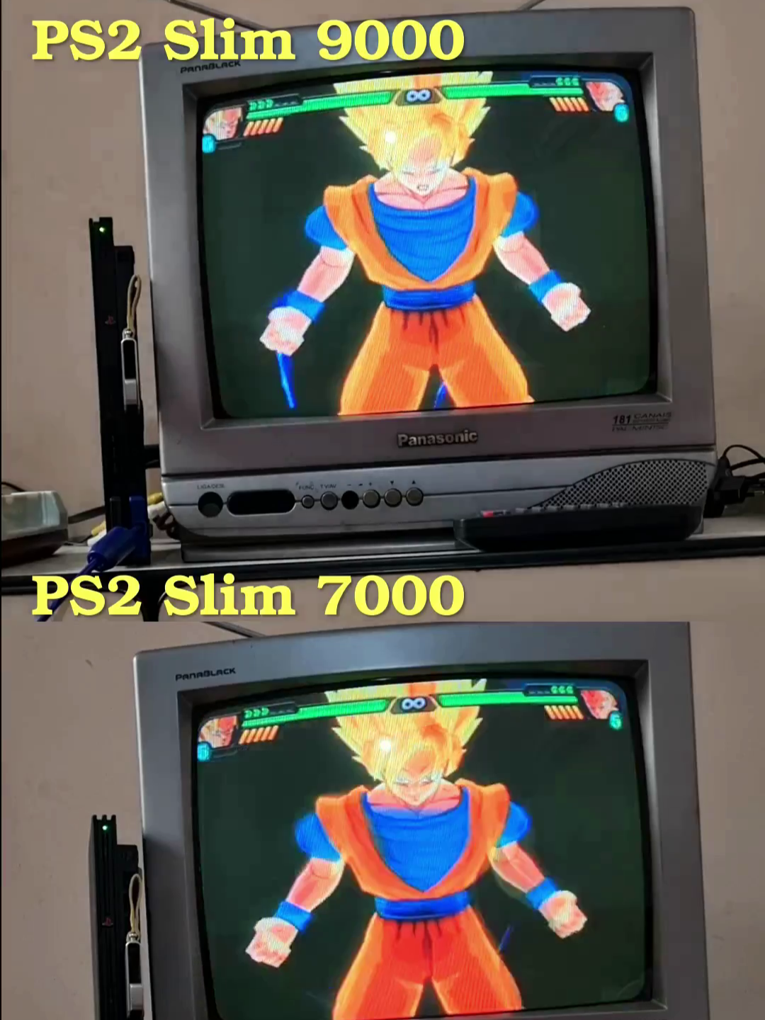 HAVE A DIFFERENCE? PS2 SLIM 9000 VS SLIM 7000 SPEED GOKU TRANSFORMATION DBZ BUDOKAI TENKAICHI 3 - PS2#playstation2 #ps2games #dragonball #dragonballz #genkidama #spiritbomb #GOKU #DBZ #BUDOKAI3 #PS2 #gokussj3 #sparkingzero #ssj #ps2games