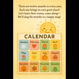 Learning the months of the year has never been so fun! From snowy January to twinkly December, each month is full of magic, joy, and new adventures. 🌸☀️🍂❄️ Let’s explore them together! #MonthsOfTheYear #KidsLearning #StorytimeForKids #EarlyLearning #PreschoolFun #LearnThroughPlay #KidsEducation #HomeschoolingFun #TeacherLife #KidsActivities #StorybookMagic #LearnWithMe #EducationForKids #PreschoolActivities #FunLearning