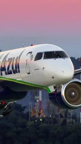 Embraer E195-E2 Azul Airlines over Rio with Christ the Redeemer #aviation #embraer #azulairlines 