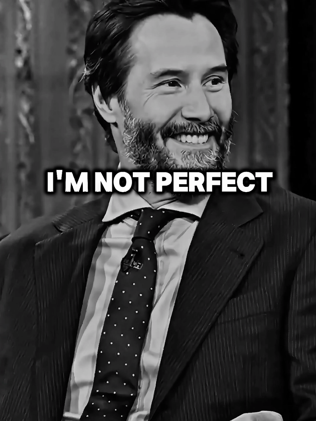 I'm not perfect... but my love is real... #Love #relationships #keanureeves #keanureevesquotes #fypシ #unitedstates 