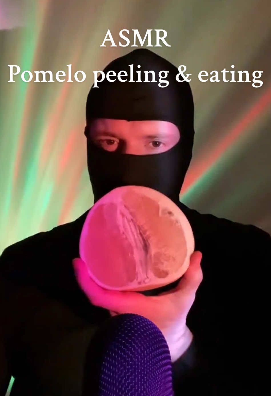 ASMR peeling and eating Pomelo, what’s your favourite fruit?  #asmr #maskedasmr #maskedman #asmrvideo #asmrsounds #fyp #foryou #masktok #asmrtist #maskedmen #асмр #асмрвидео #асмрзвуки #pomeloasmr 