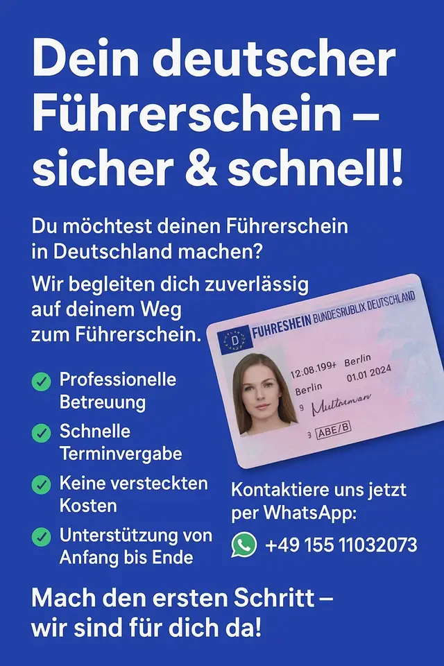 Führerschein bestanden Sie freut sich sehr über ihren Führerschein. Bei Interesse kontaktieren Sie uns gerne per WhatsApp unter +4915511032073 #Führerschein #Fahrschule #benehmen 
