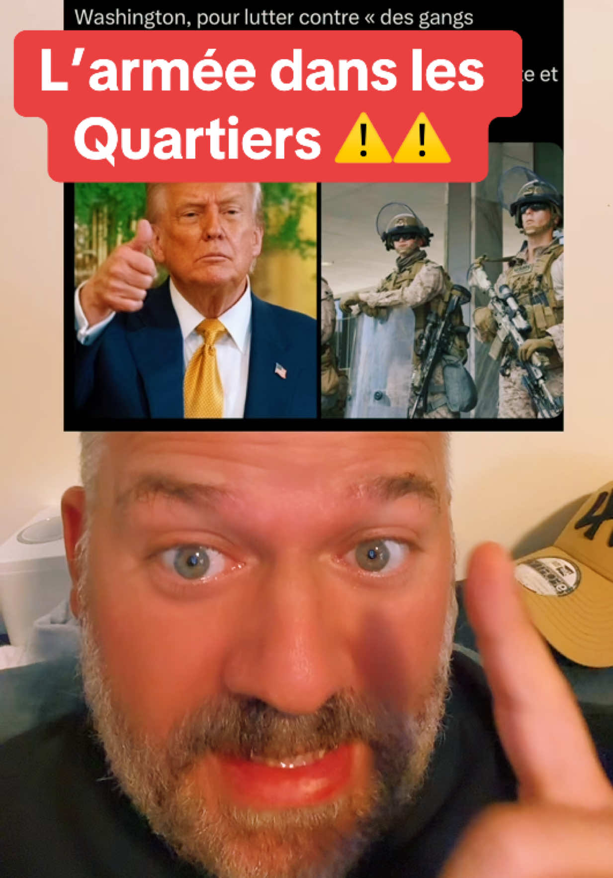 L’armée dans les quartiers par Donald Trump #armee #washington #trump #cite 