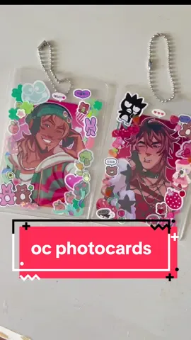 been really craving oc merch, so I decided to make idol cards for me and my gf’s characters! finally I can use all the stickers i have lying around lol #oc #originalcharacter #idolcard #custommerch #arttrend #arttutorial 