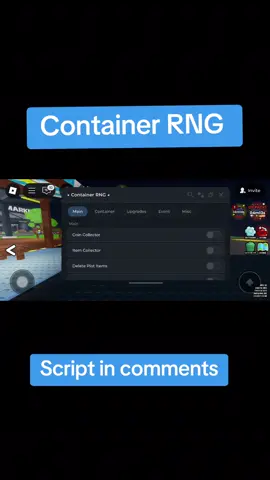 Container RNG script #roblox #robloxscripts #robloxscript #containerRNG #rng 