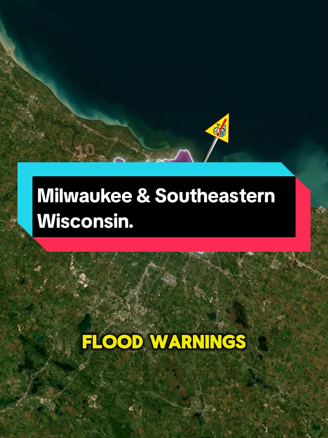 Record Breaking Flooding 2025 #milwaukee #wisconsinfloods #flooding2025 #recordrain #stormupdate   #weathernews #fyp #viral 