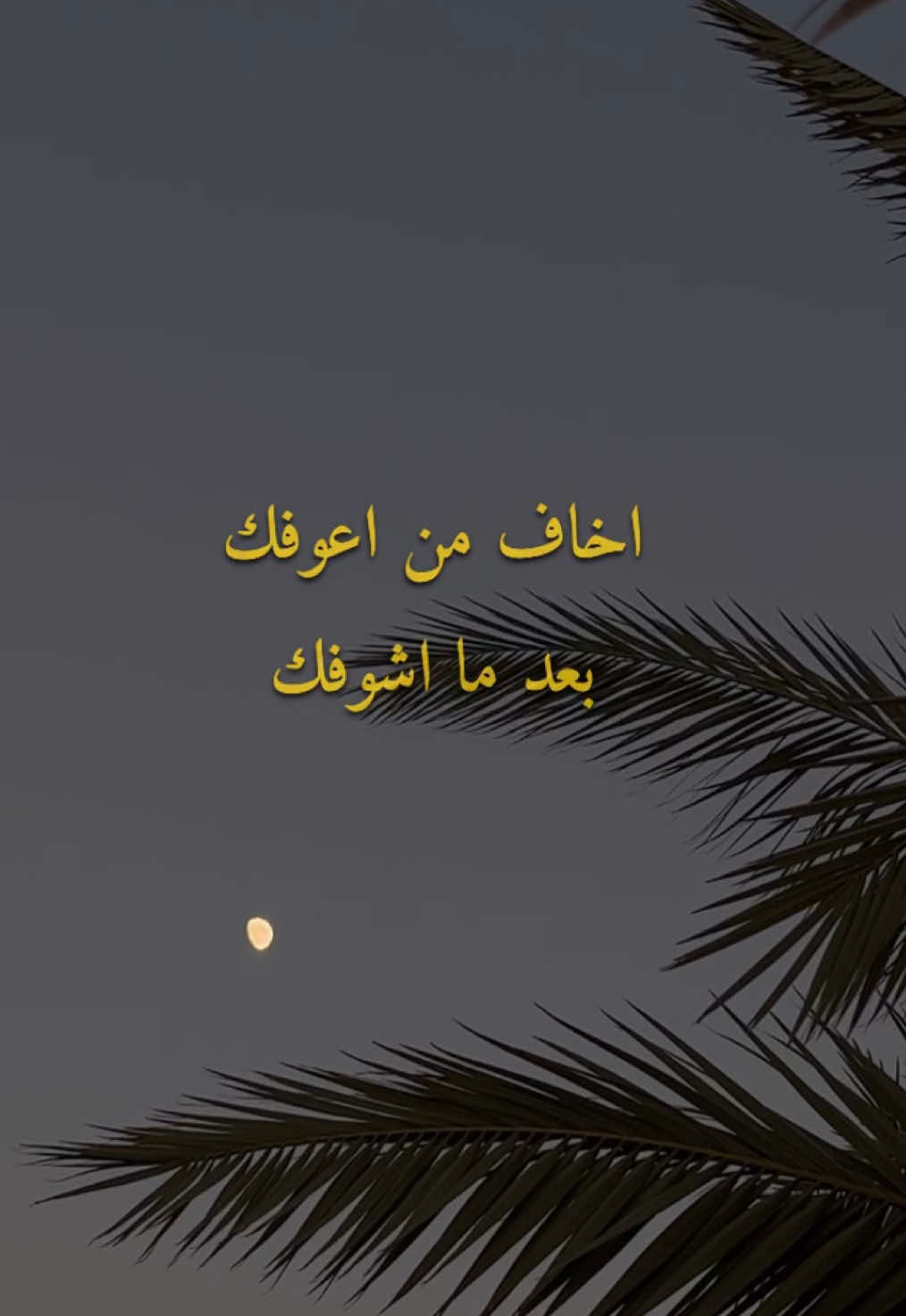 اخاف من اعوفك، بعد ماشوفك… قصيدة 