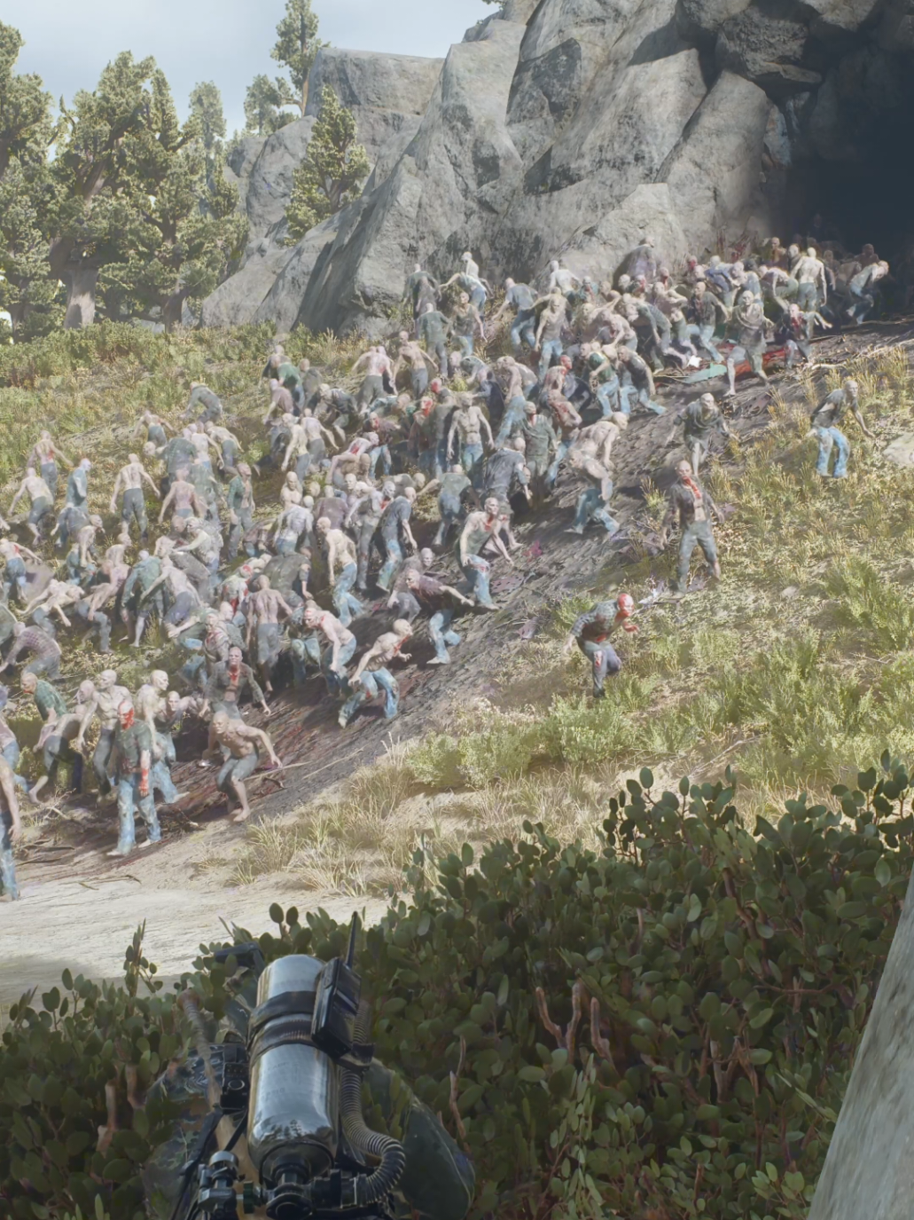 When you play with fire and the spark burns you 🫣 #zombie #zombiegames #daysgone #game 