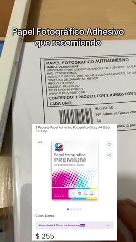 Papel Fotográfico Adhesivo “AldeaPrint” #papeleria #papeleriacreativa 