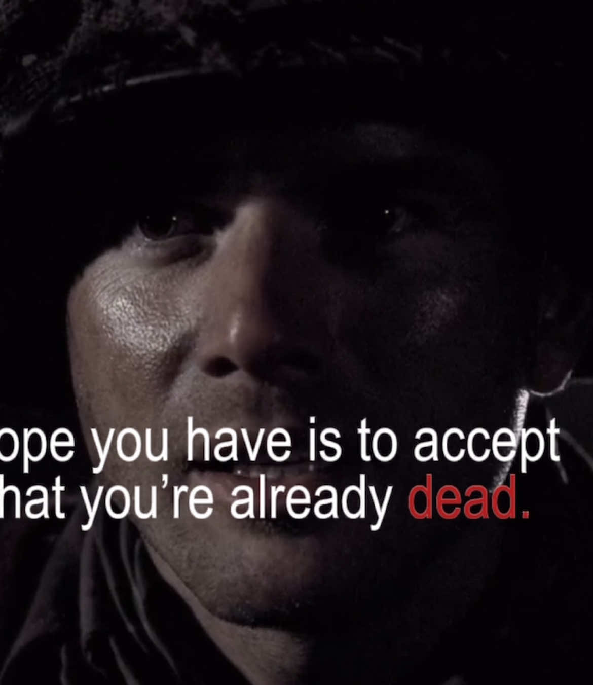 and the sooner you accept that, the sooner you’ll be able to function as a soldier is supposed to function. #bandofbrothers #ronaldspeirs #omgedit #xyzbca 