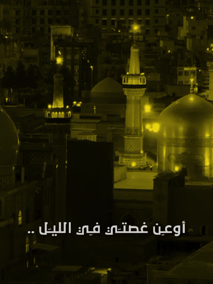 هـَل أستطيـَع أن اخبـِرك عـَن شوقـِي ؟#🥀💔#الامام_الرضا#استشهاد_الامام_الرضا#17صفر#يااباعبدالله_الحسين #اللهم_لك_الحمد_ولك_الشكر #ياأنيس_النفوس