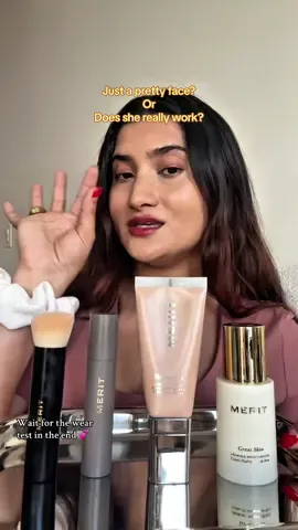 Ep. 1 is it just pretty packaging or do they really work? @MERIT Beauty #combinationskin #dryskin #normalskin #cleanmakeuplook #merit #meritbeauty #everydaymakeup #detailedreview #makeupreview 
