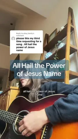 Replying to @ellay_family “hail Him who saves you by His grace!”✨ man, this one takes me back to my childhood! Thank you for this request🥰What are the hymns that take you back in time? I wanna know! 🫶🏼 #worshipmusic #hymns #acousticcovers 