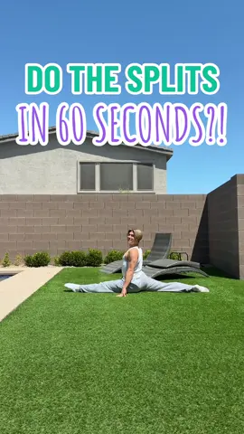 Here’s how you can get your splits FAST in just 60 seconds!!! #splits #stretching #tutorial #dance