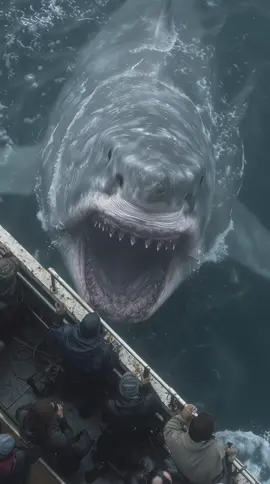 Giant megalodon #viralvideo #fyp #shark #viral #funny #ocean 