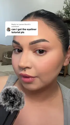 Replying to @Lauren Burch @KVD Vegan Beauty 🖤 #eyelinertutorial  #foryou #tiktokshopcreatorpicks #makeupforbeginners #grwmmakeup #backtoschool 