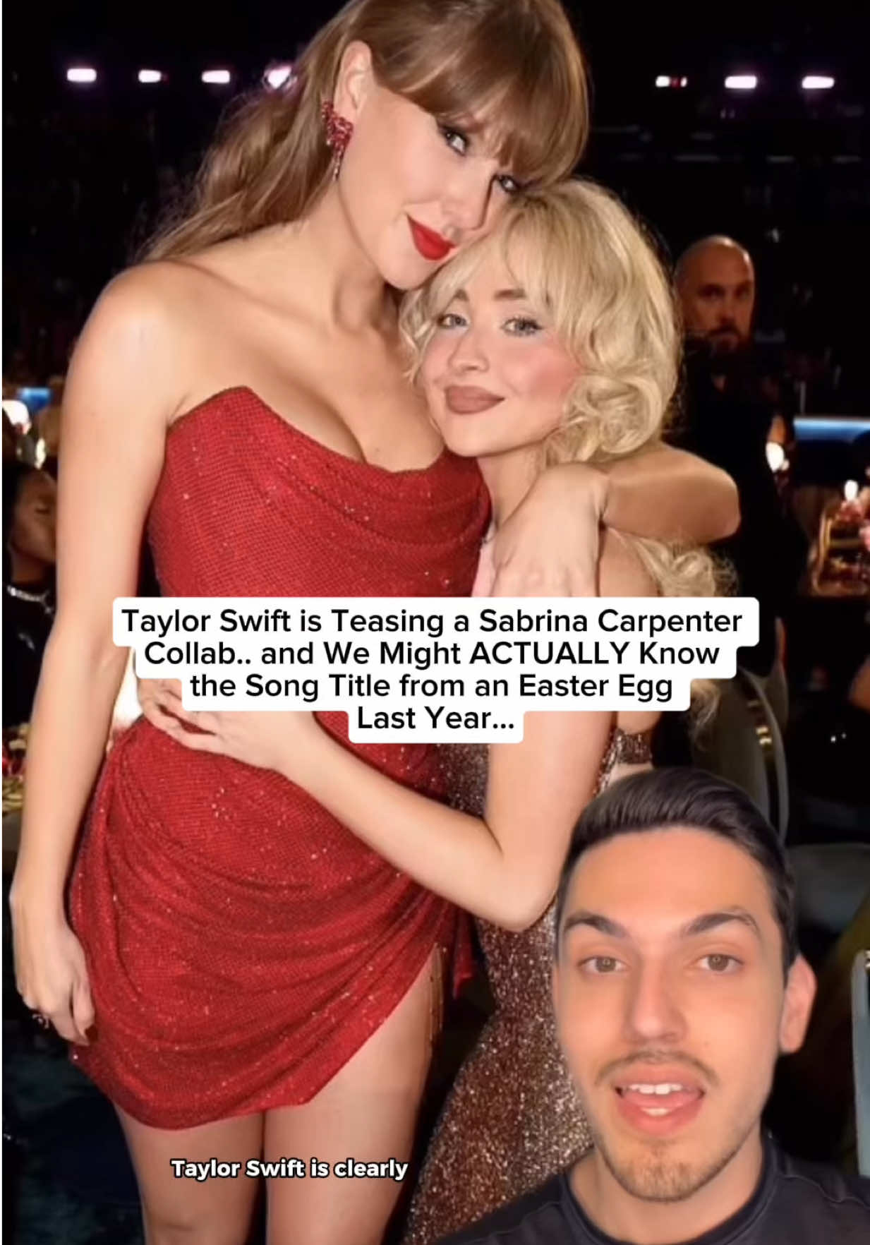 TAYLOR X SABRINA ON TS12!!!! #taylorswift #sabrinacarpenter #popmusic #ts12 #adamtheflop 