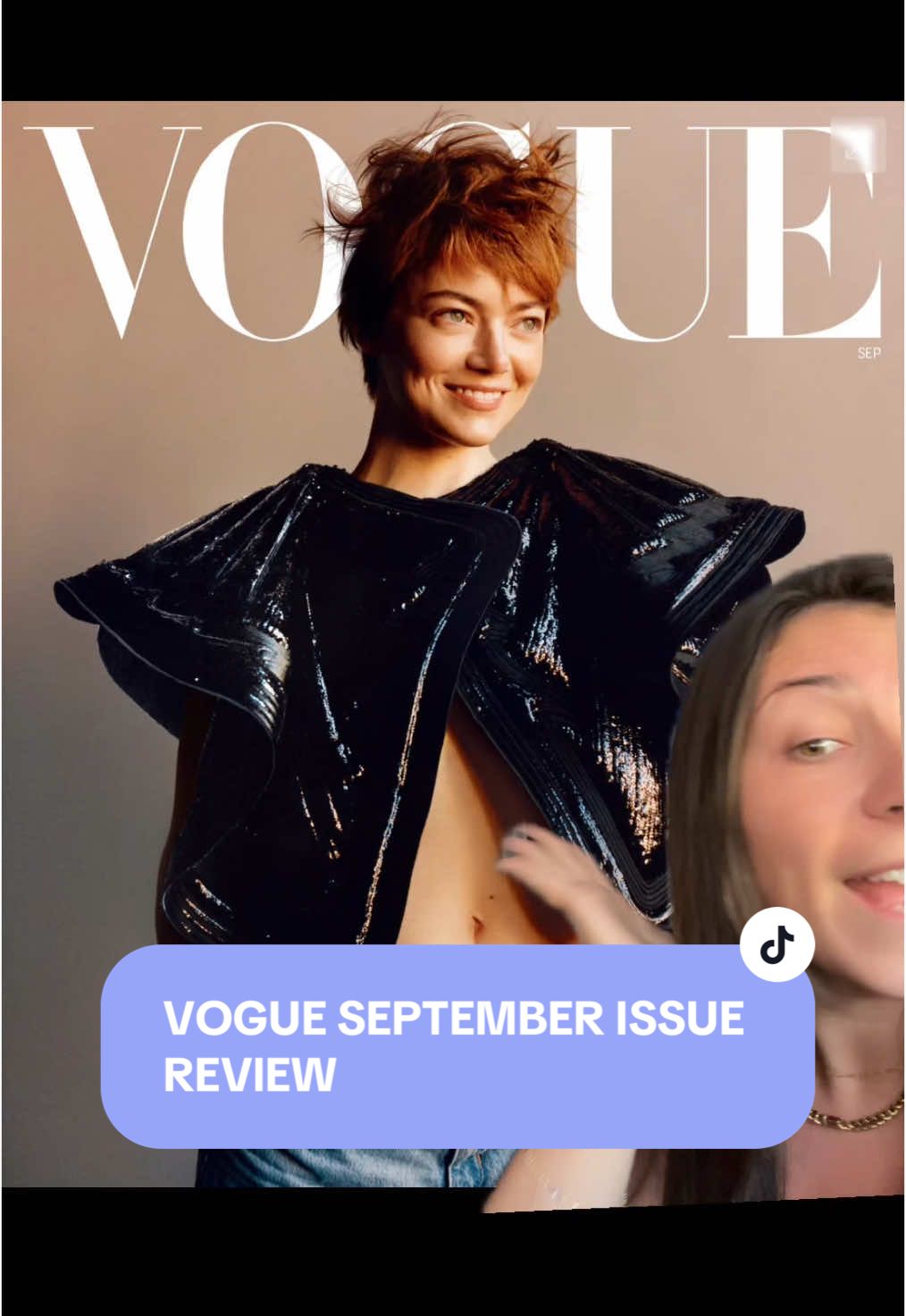 Ohhh of course I have many thoughts on the Vogue September issue cover story (or lack there of should I say) #vogue #voguemagazine #voguecover #septemberissue #magazinecover 