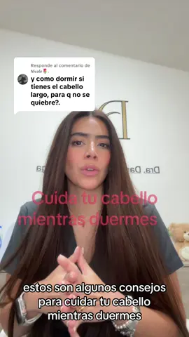 Respuesta a @𝙉𝙞𝙘𝙤𝙡𝙚🌷. Tu rutina nocturna también es parte del cuidado capilar. ¿Ya haces alguno de estos? Tips para pelo largo 💁‍♀️ #HairCareNight #CabelloLargo #pelosinfrizz 