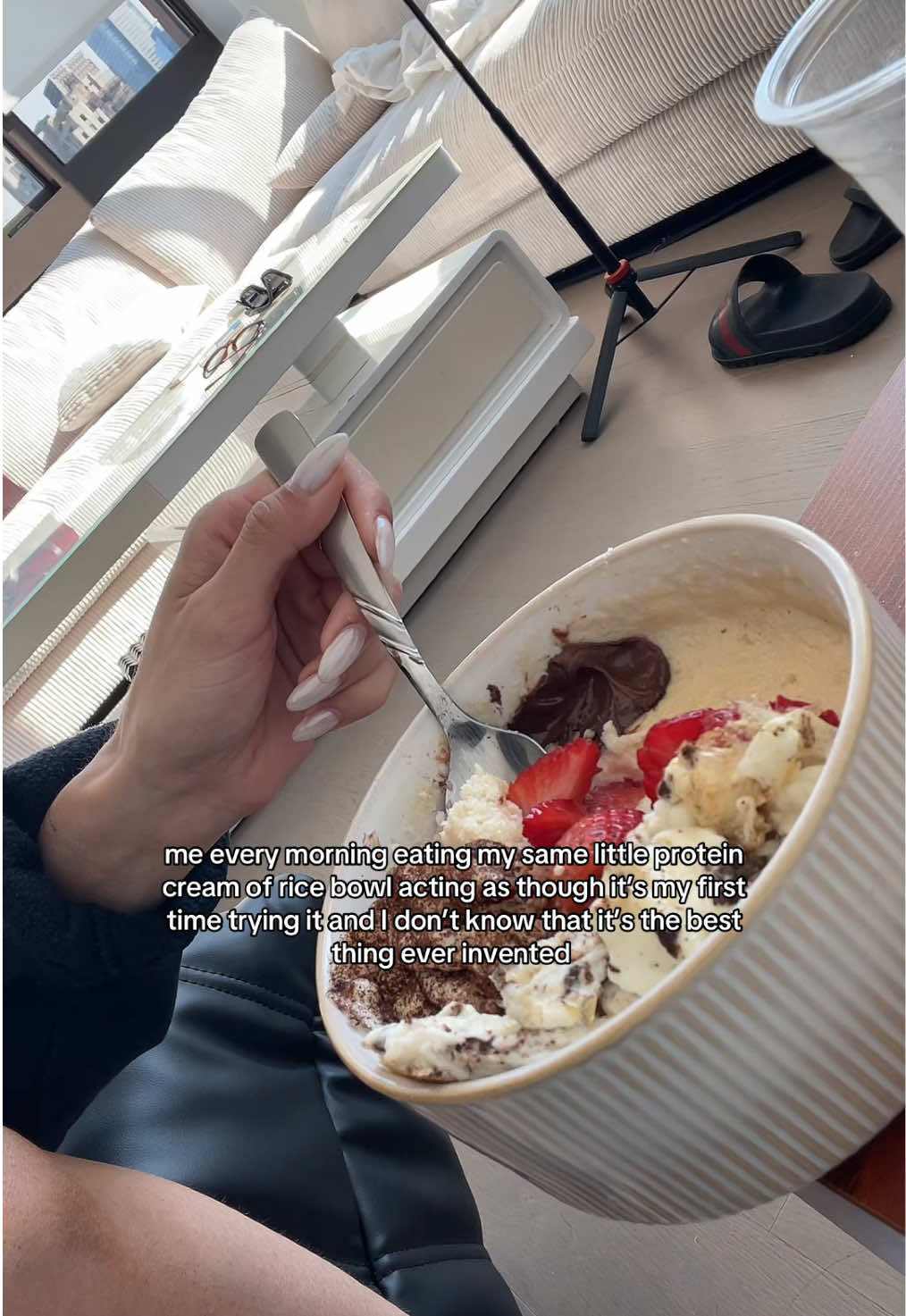 you’ll see it through prep, off season and probably when I’m 80+ with dentures #creamofrice #macrofriendly #justagirl 