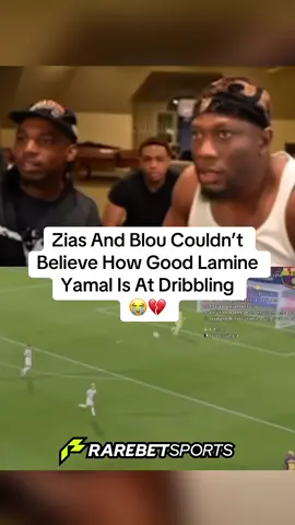 Zias And Blou Couldn’t Believe How Good Lamine Yamal Is At Dribbling😭💔 #zias #blou #lamineyamal #fyp #viral 