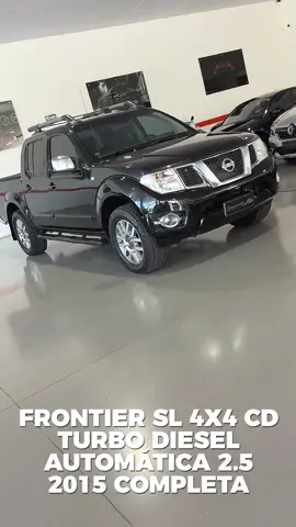 🚘 FRONTIER- SL 4X4 CD TURBO DIESEL AUT 2.5 📅 2014/2015 💰 R$ 105900.00 - Diesel - Automático - Preto - 4 portas - Tração 4x4 —————————————— 📍 SÃO JOSÉ DO RIO PARDO/SP ✅ Licenciado —————————————— Infos: - 204500 km Informações Adicionais: ✅ Ar condicionado ✅ Travas elétricas ✅ Vidros elétricos ✅ Alarme ✅ Freio ABS ✅ Multimídia ✅ Rodas de liga leve ✅ Capota marítima ✅ Protetor de caçamba ✅ Air bag ✅ Air bag duplo ✅ Ar quente ✅ Encosto de cabeça traseiro ✅ Computador de bordo ✅ Direção hidráulica ✅ Volante com regulagem de altura ✅ Retrovisores elétricos ✅ Bancos em couro ✅ Banco do motorista com regulagem de altura ✅ Farol de neblina ✅ Porta-copos ✅ Rádio —————————————— VEICULO EM PERFEITO ESTADO DE CONSERVAÇÃO !